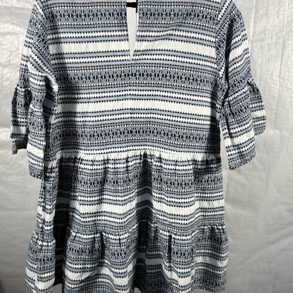 Ariat Blue and White Patterned Dress - Picture 5 of 6